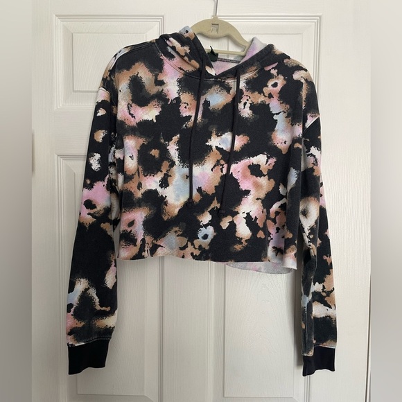 Wild Fable Pastel tie dye cropped sweatshirt - Picture 1 of 4